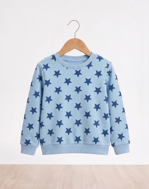 Unisex Cotton Star Printed Full Sleeve Co-ord Sets