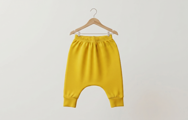 Solid Yellow Newborn Toddler Cotton Sets with Bow